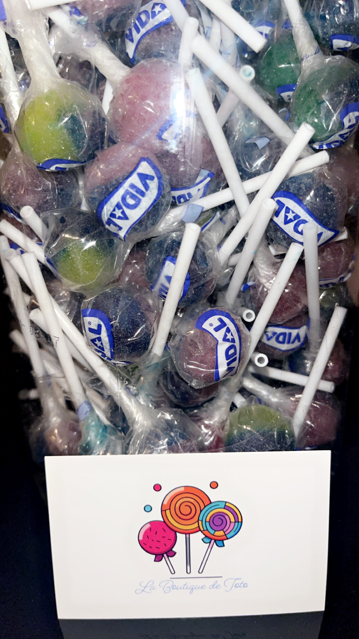 SUCETTES TACHE LANGUE BICOLORE x1